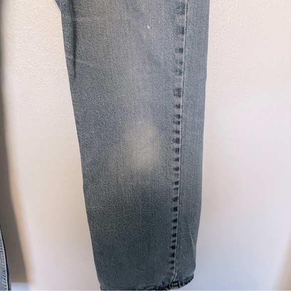 LEVI SIGNATURE GOLD MAN/WOMAN DISTRESSED GRUNGE LOOK LIGHT WASH JEANS 34/30 - Picture 2 of 10